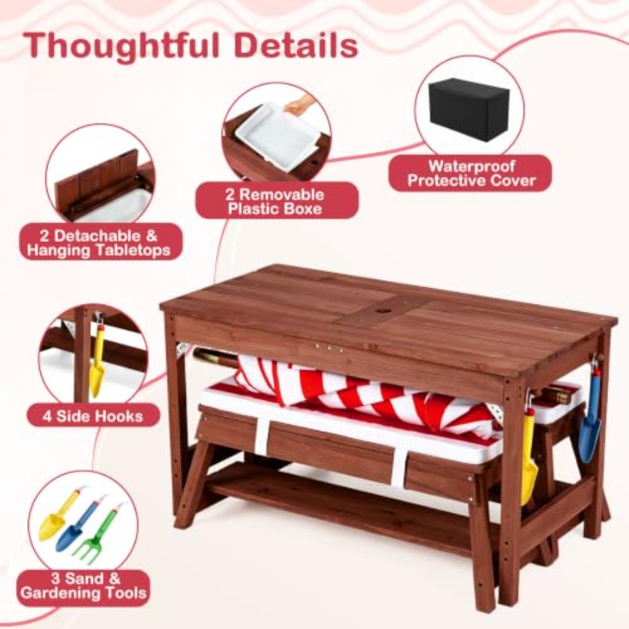 Outdoor kids picnic table for  - Kids Outdoor Water Table 评论和价格