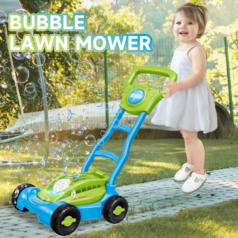Cart Bubble Machine LAWN MOWER - Kids Outdoor Lawn Mower 评论和价格