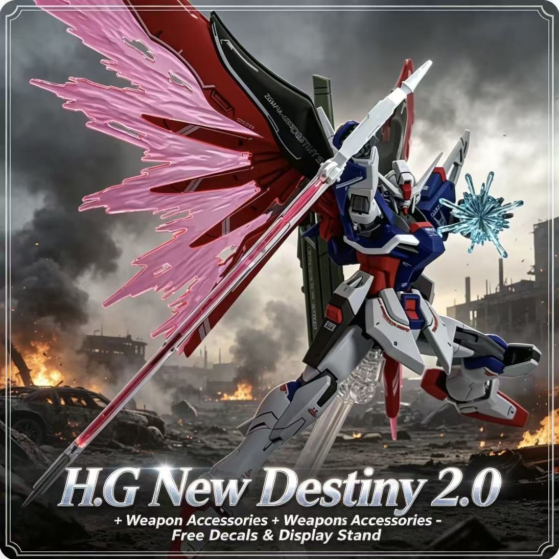 224 HG 1/144 Destiny Spec II F - Bandai Model Gundam Hg 评论和价格