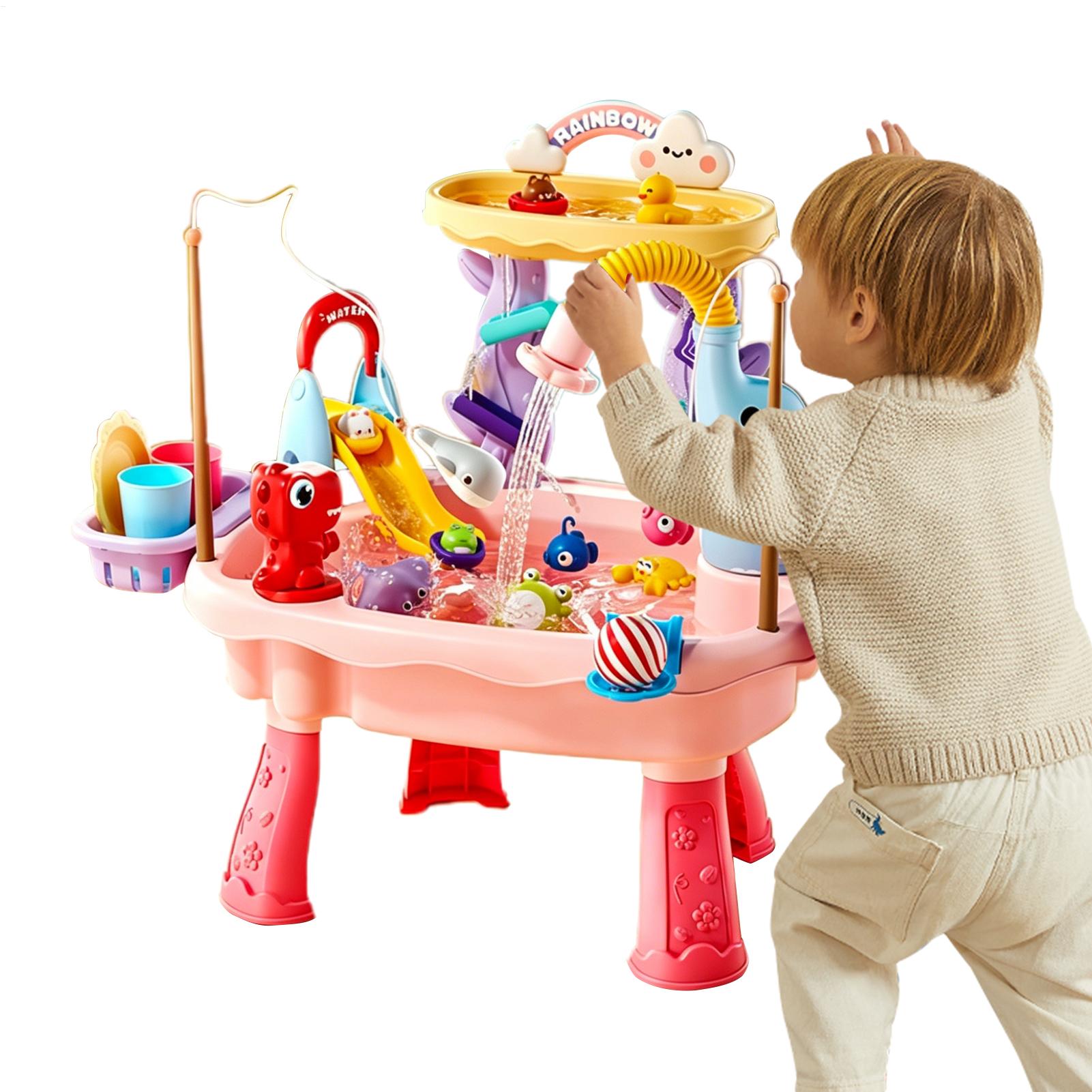 Water Activity Table for Kids, - Kids Outdoor Sensory Table 评论和价格