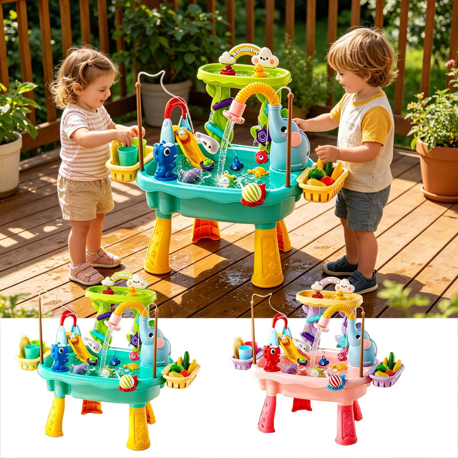 Water Activity Table for Kids, - Kids Outdoor Sensory Table 评论和价格