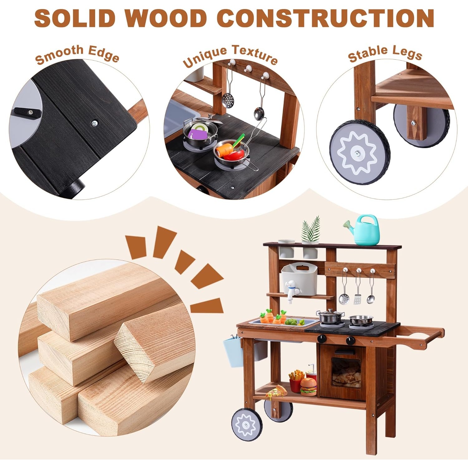 Outdoor Mud Kitchen Toy for Ki - Kids Outdoor Sink 评论和价格