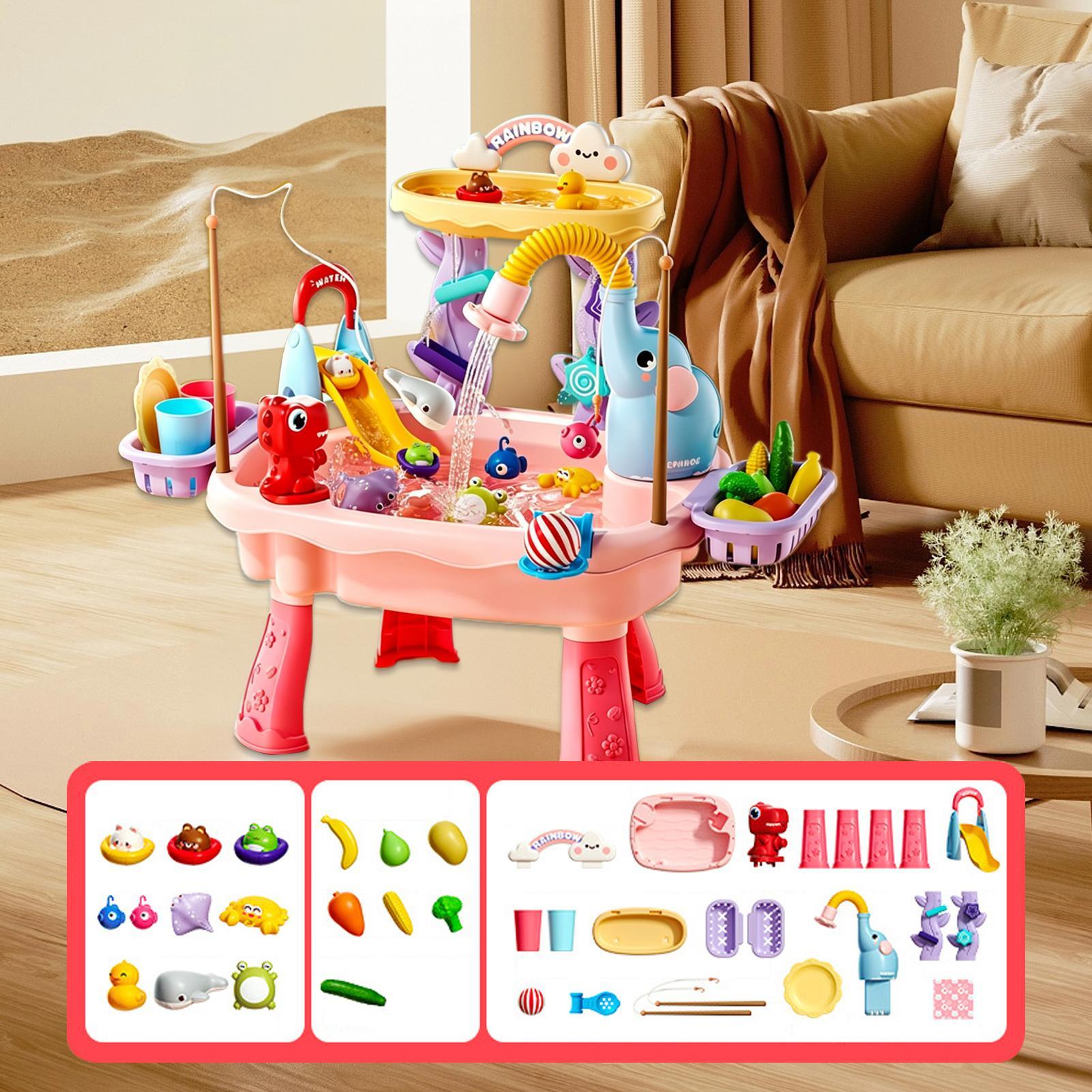 Kids Toddler Water Table Kitch - Kids Outdoor Sensory Table 评论和价格