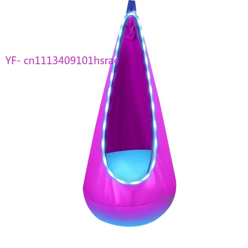 Glowing LED Inflatable Hammock - Kids Outdoor Hammock Swing 评论和价格