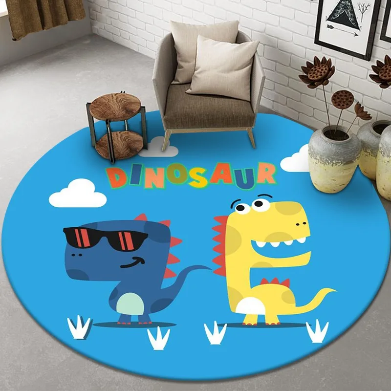 Cartoon Panda Printed Round Ca - Kids Outdoor Yoga 评论和价格