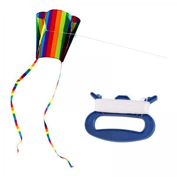 Big Rainbow Diamond Kite for K - Kite Easy Fly Kids 评论和价格