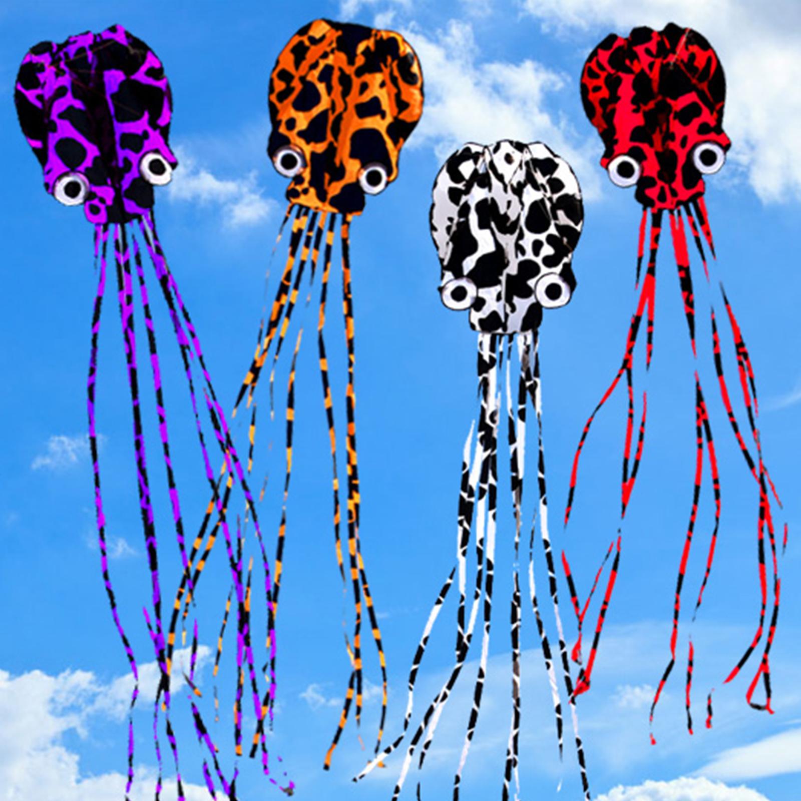 Huge Size Octopus Kite with 98 - Kite Easy Fly Kids 评论和价格