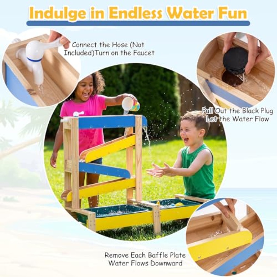Outdoor kids activity playset  - Kids Outdoor Water Table 评论和价格