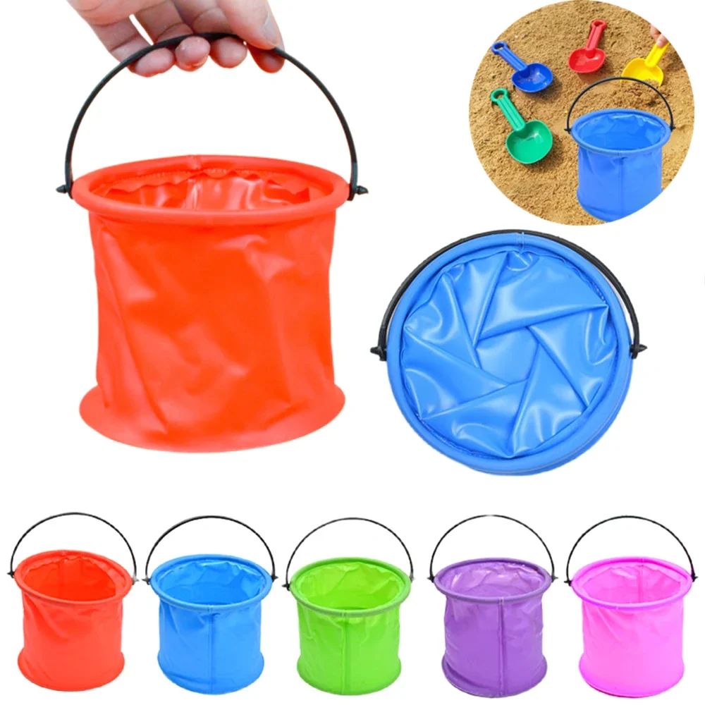 Collapsible Beach Sand Bucket  - Kids Outdoor Tools 评论和价格