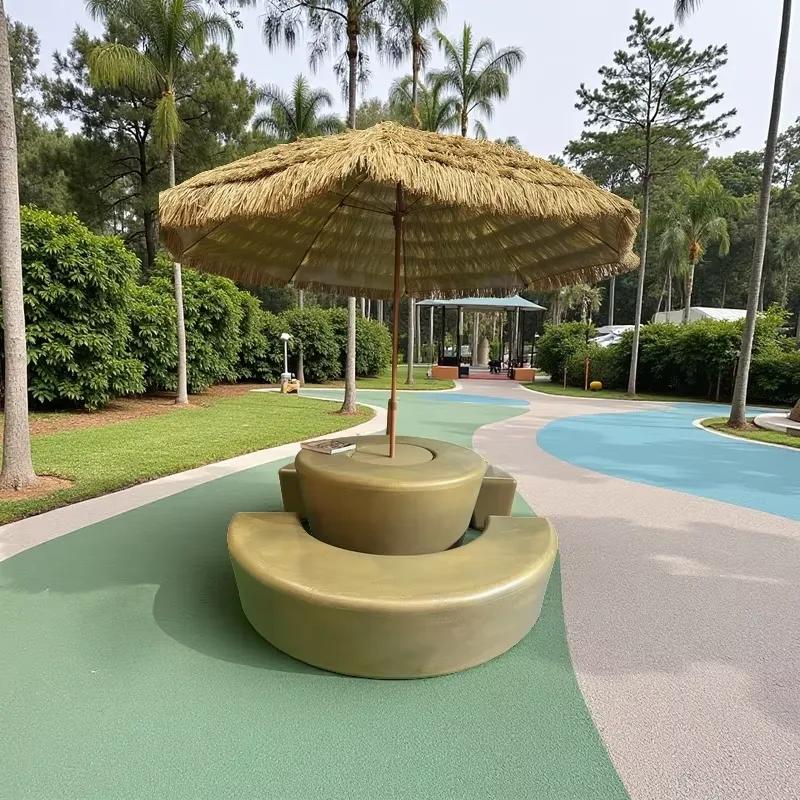 Modern Outdoor Round Table and - Kids Outdoor Bench With Umbrella 评论和价格