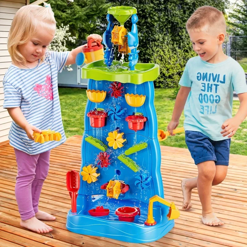 Waterfall Discovery Wall Kids  - Kids Outdoor Sensory Table 评论和价格