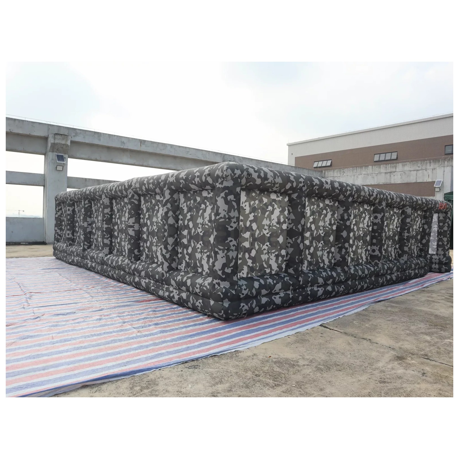 Large Gray Camouflage Open Inf - Kids Outdoor Venues 评论和价格
