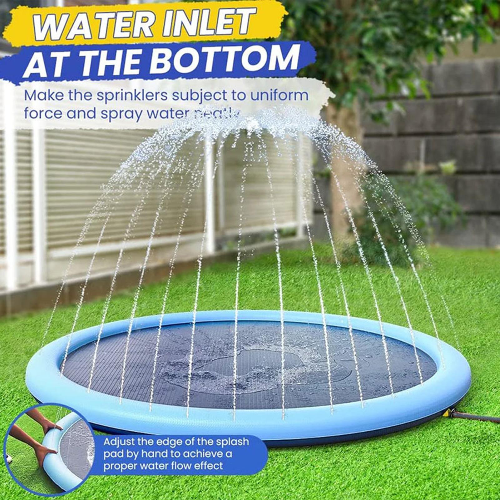 Kids Sprinkler Play Mat with S - Kids Outdoor Mat 评论和价格