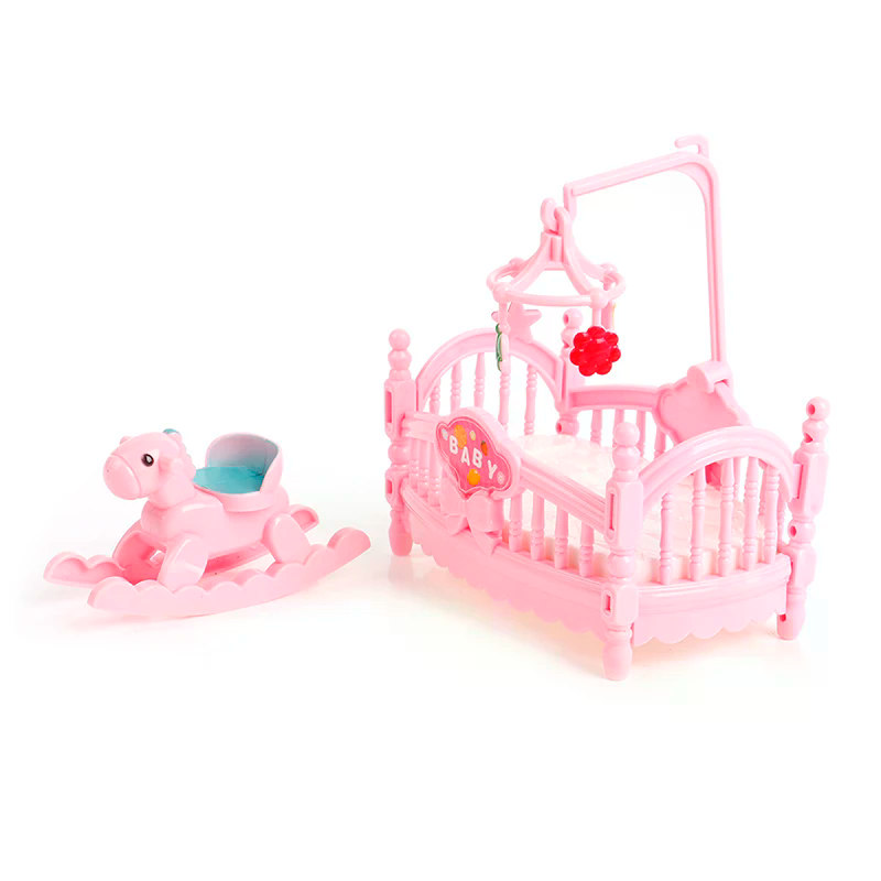 Miniature Crib Wooden Horse Se - Kids Outdoor Chair And Table 评论和价格