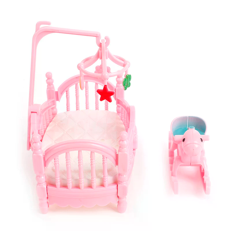 Miniature Crib Wooden Horse Se - Kids Outdoor Chair And Table 评论和价格