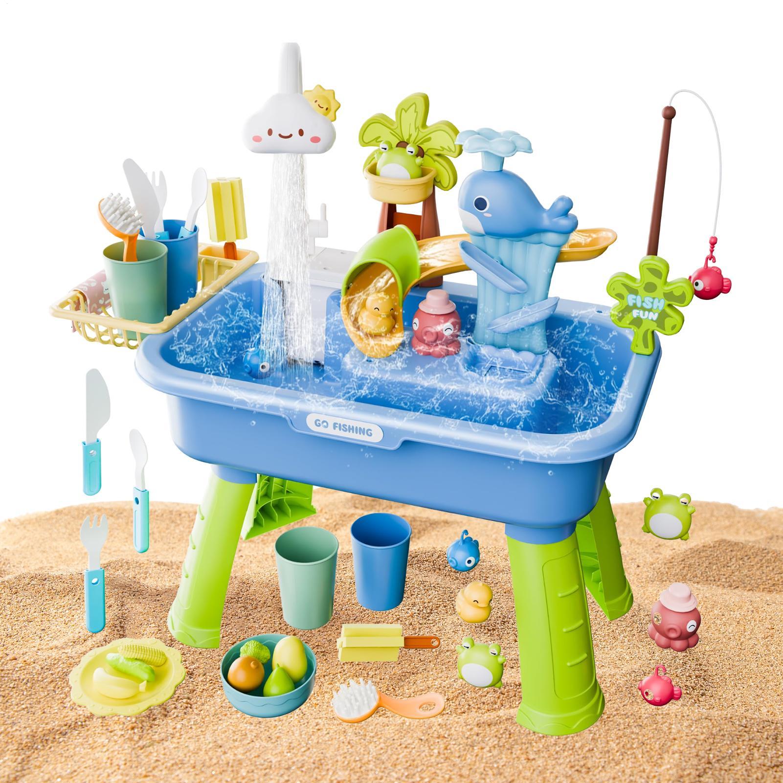 Children's Kitchen Toys Electr - Kids Outdoor Sink 评论和价格