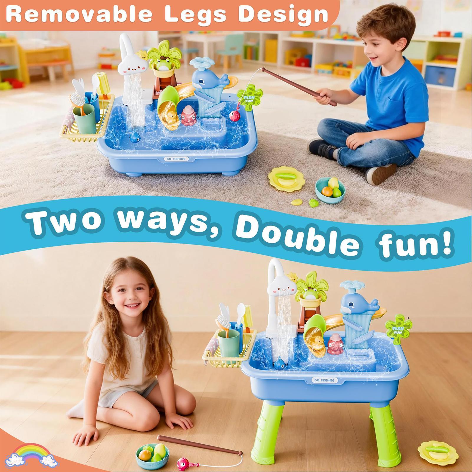 Children's Kitchen Toys Electr - Kids Outdoor Sink 评论和价格