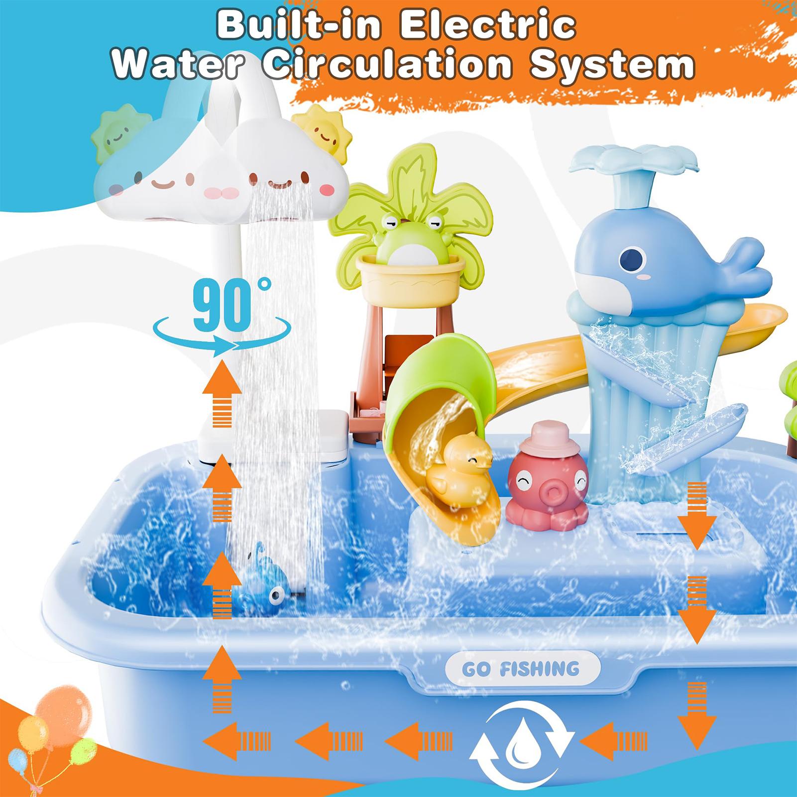 Children's Kitchen Toys Electr - Kids Outdoor Sink 评论和价格