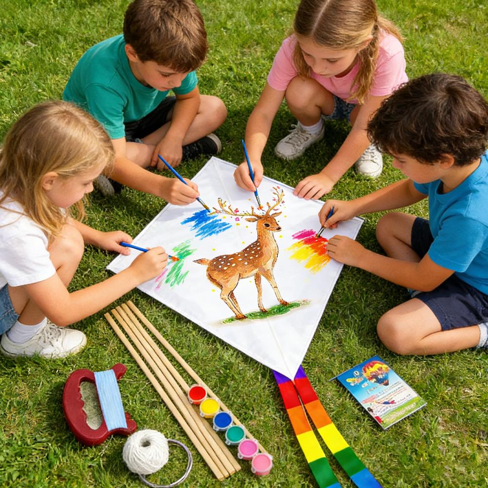 Creative DIY Kite Material Pac - Kite Easy Fly Kids 评论和价格