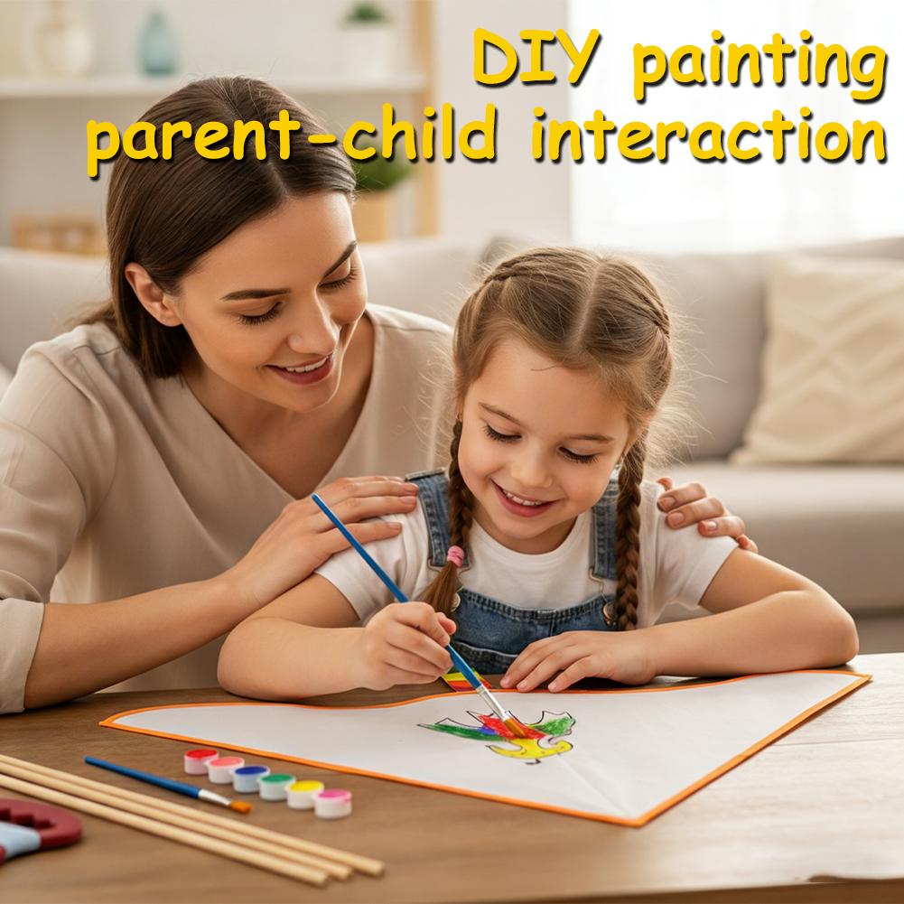 Creative DIY Kite Material Pac - Kite Easy Fly Kids 评论和价格
