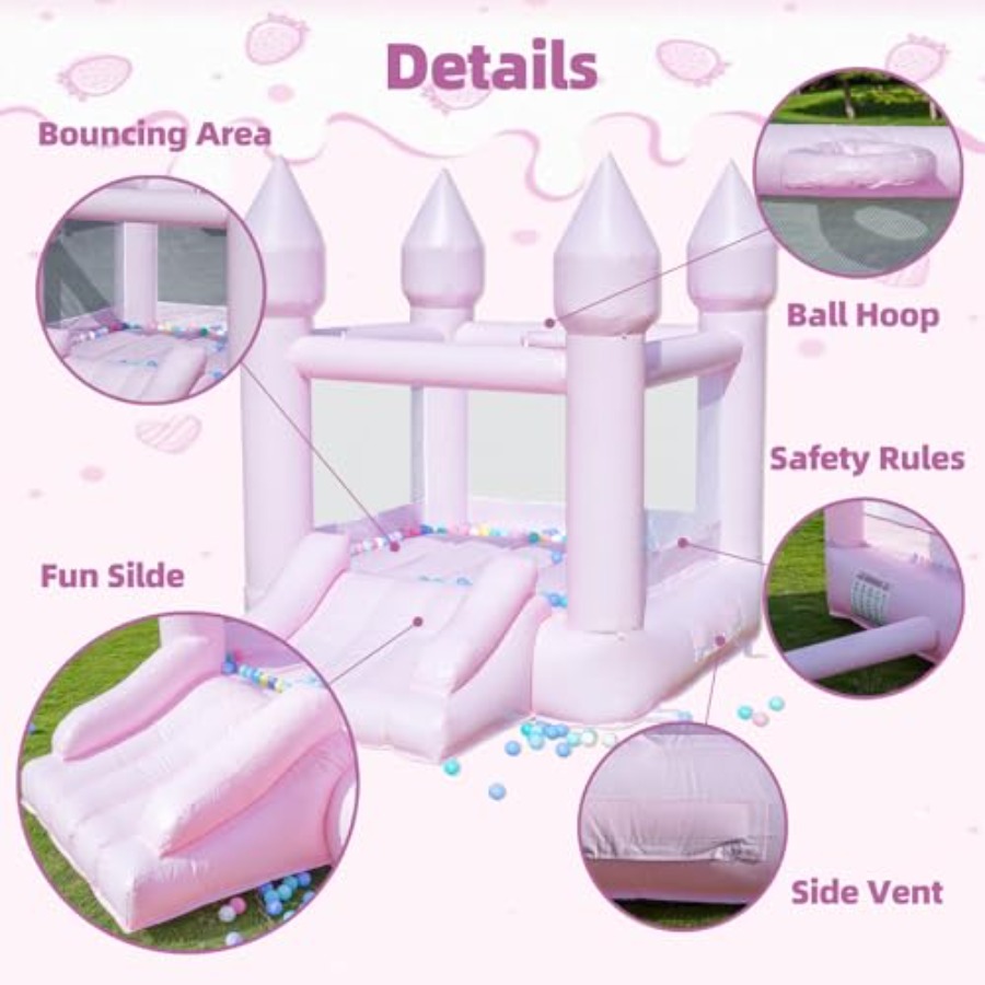 PVC bounce house for kids 3-6  - Kids Outdoor Slide 评论和价格