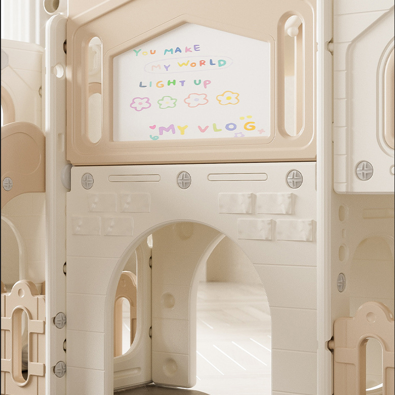 Double Slide Set Toddlers Indo - Kids Outdoor Tunnel 评论和价格