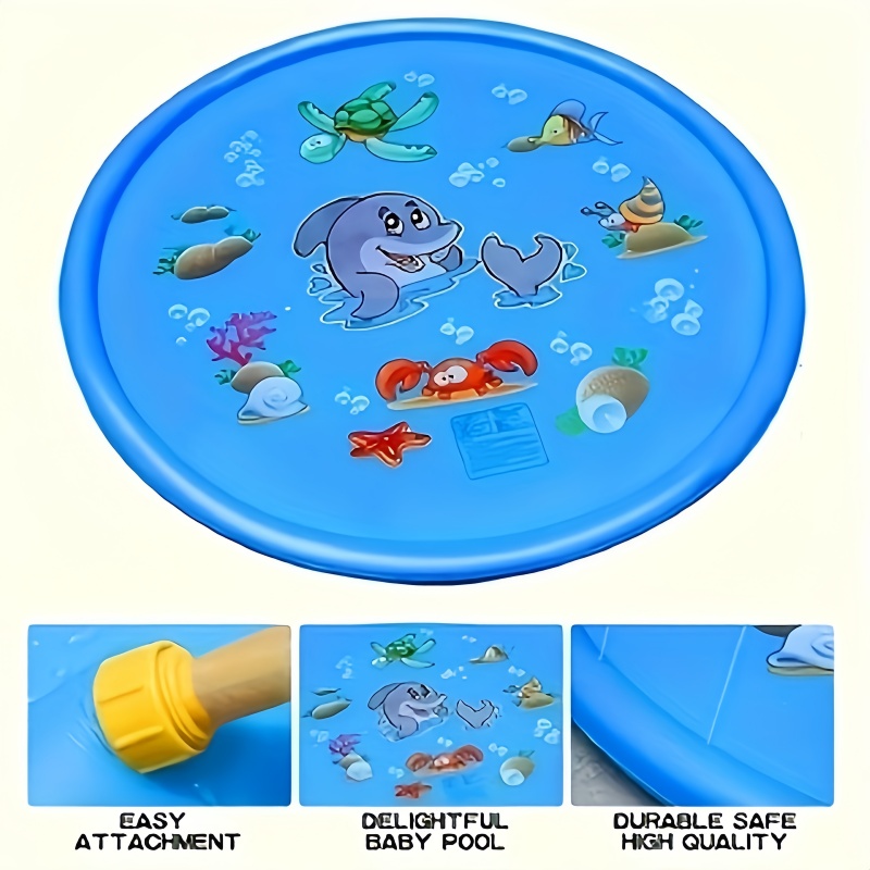 Children Play Spray Mat 100cm  - Kids Outdoor Lounge Set 评论和价格