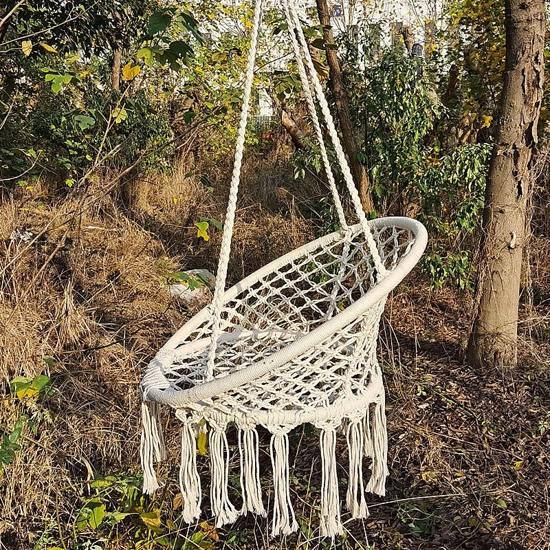 2025 Nordic Garden Handmade Kn - Kids Outdoor Hammock Swing 评论和价格