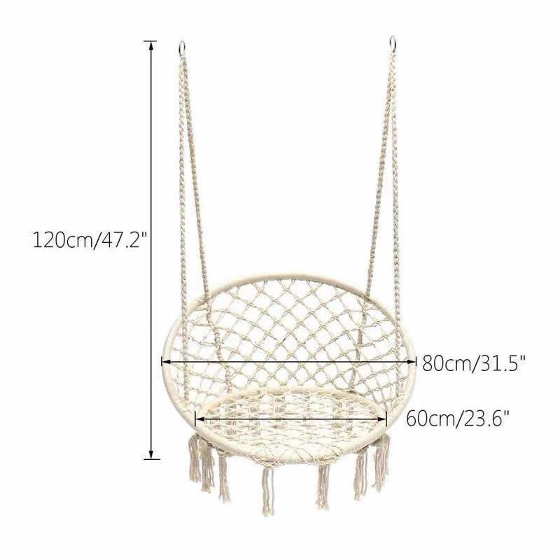 2025 Nordic Garden Handmade Kn - Kids Outdoor Hammock Swing 评论和价格