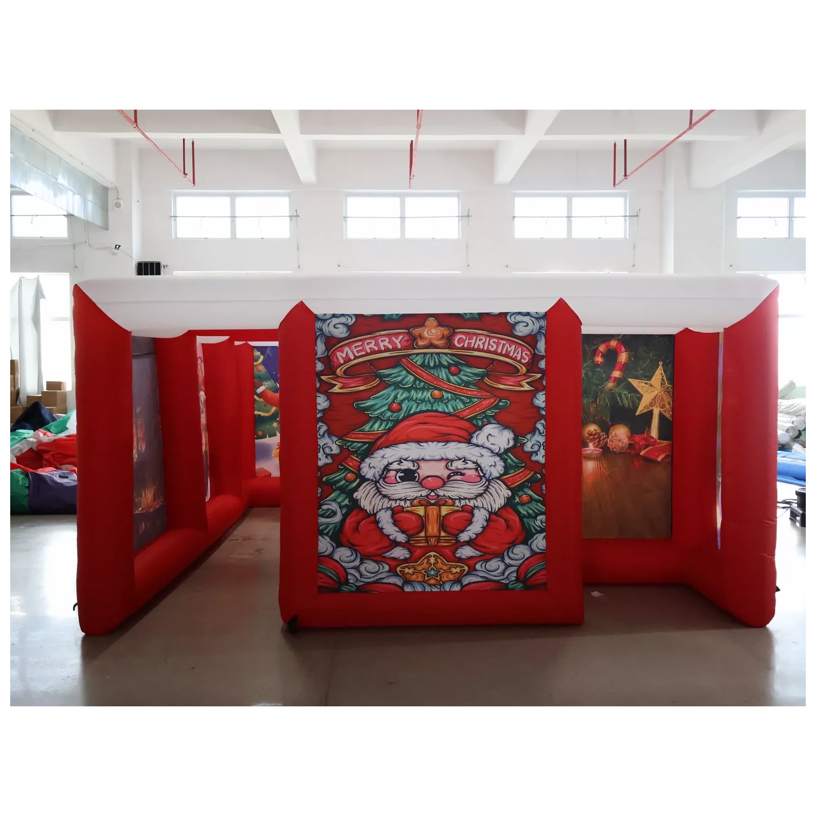 Outdoor Red Covered Inflatable - Kids Outdoor Venues 评论和价格
