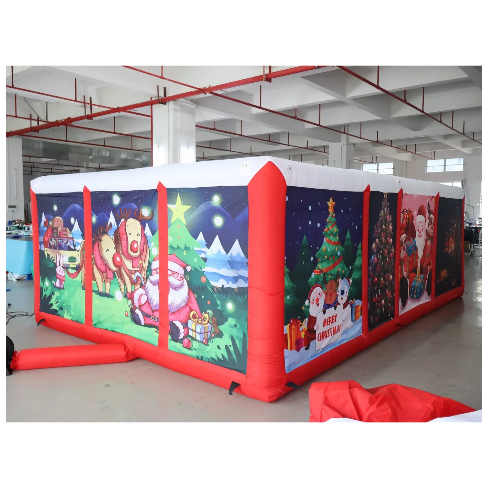 Outdoor Red Covered Inflatable - Kids Outdoor Venues 评论和价格