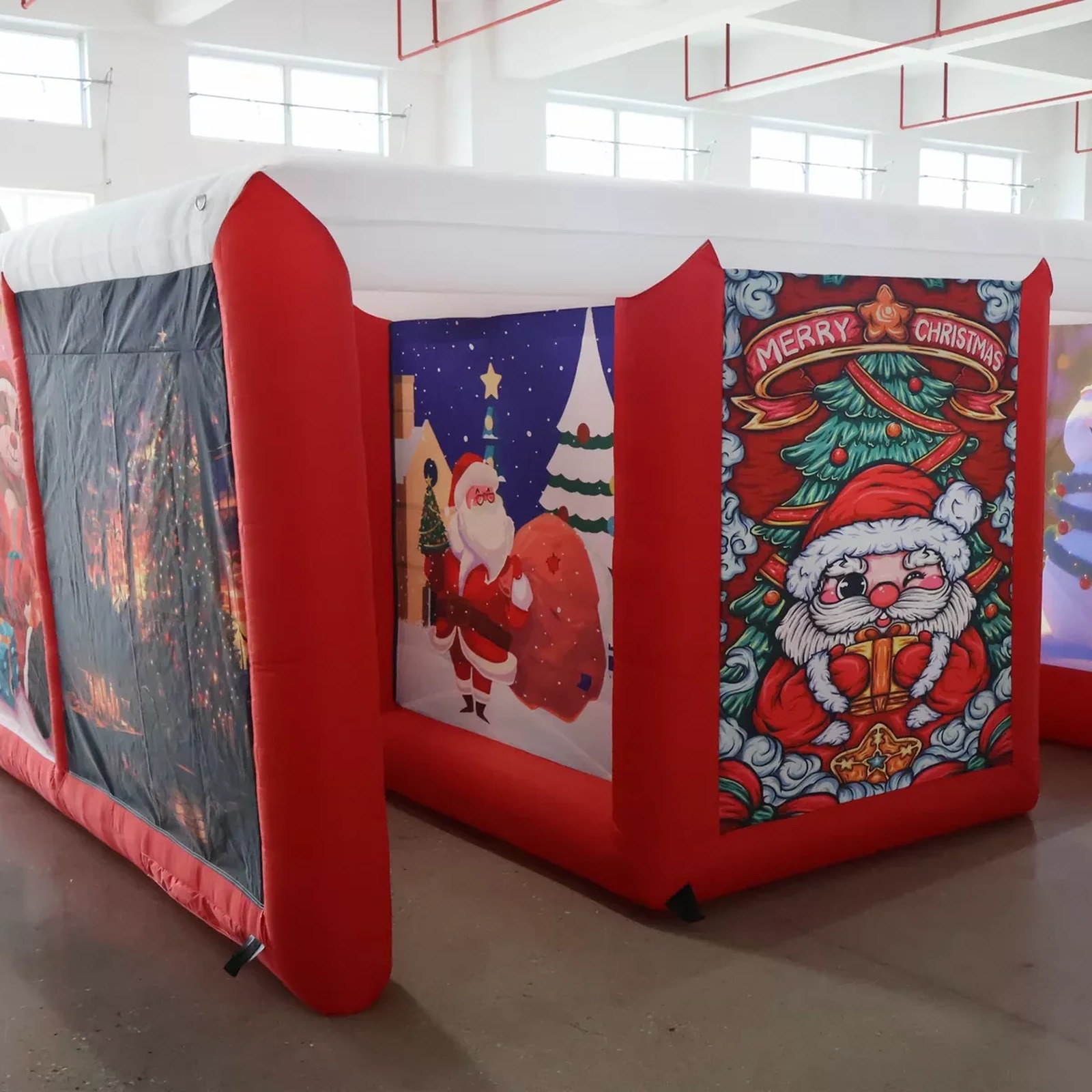 Outdoor Red Covered Inflatable - Kids Outdoor Venues 评论和价格