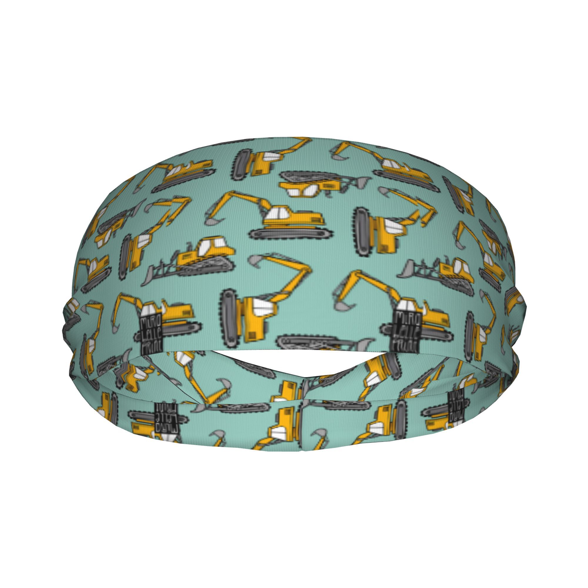 Cartoon Excavator Print Headba - Kids Outdoor Yoga 评论和价格