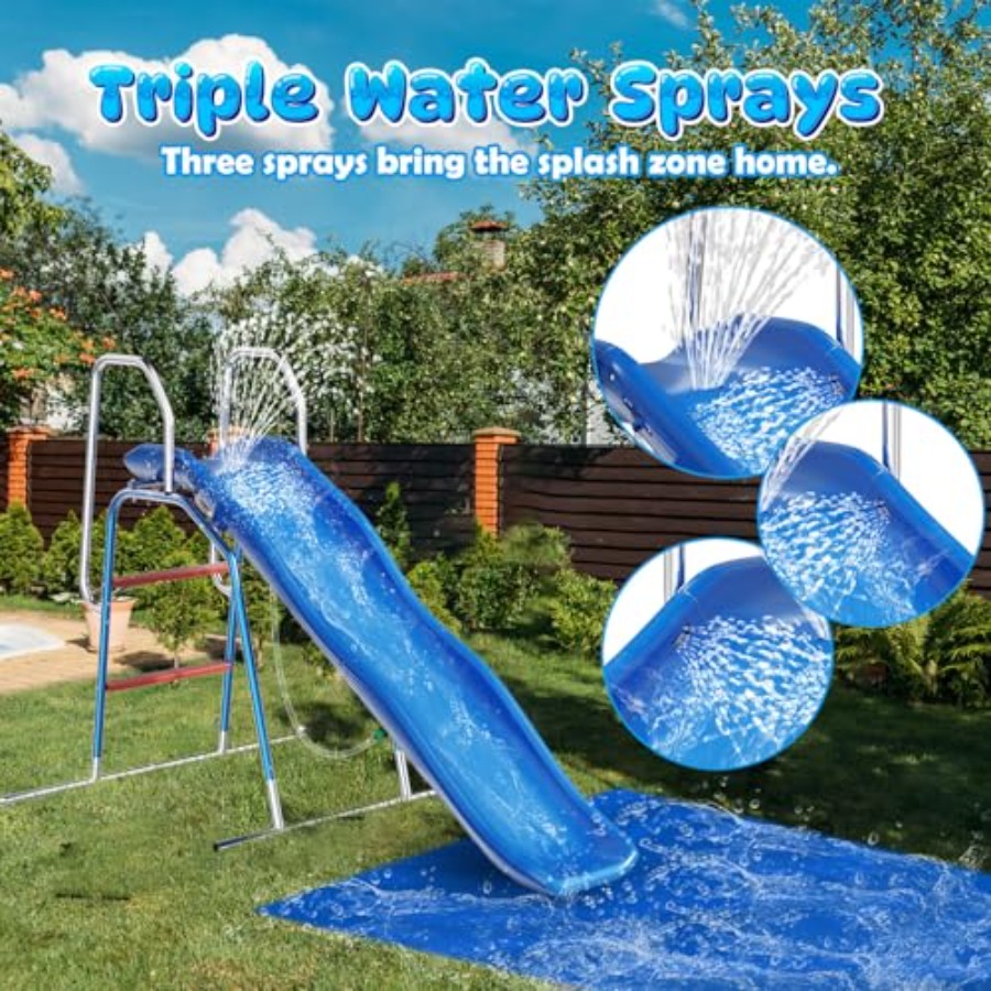 Backyard water slide for kids: - Kids Outdoor Zone 评论和价格