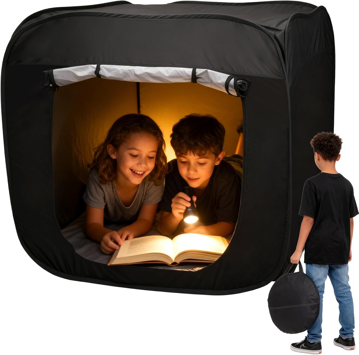 Sensory Tent for Kids 37.4 in  - Kids Outdoor Play Table 评论和价格