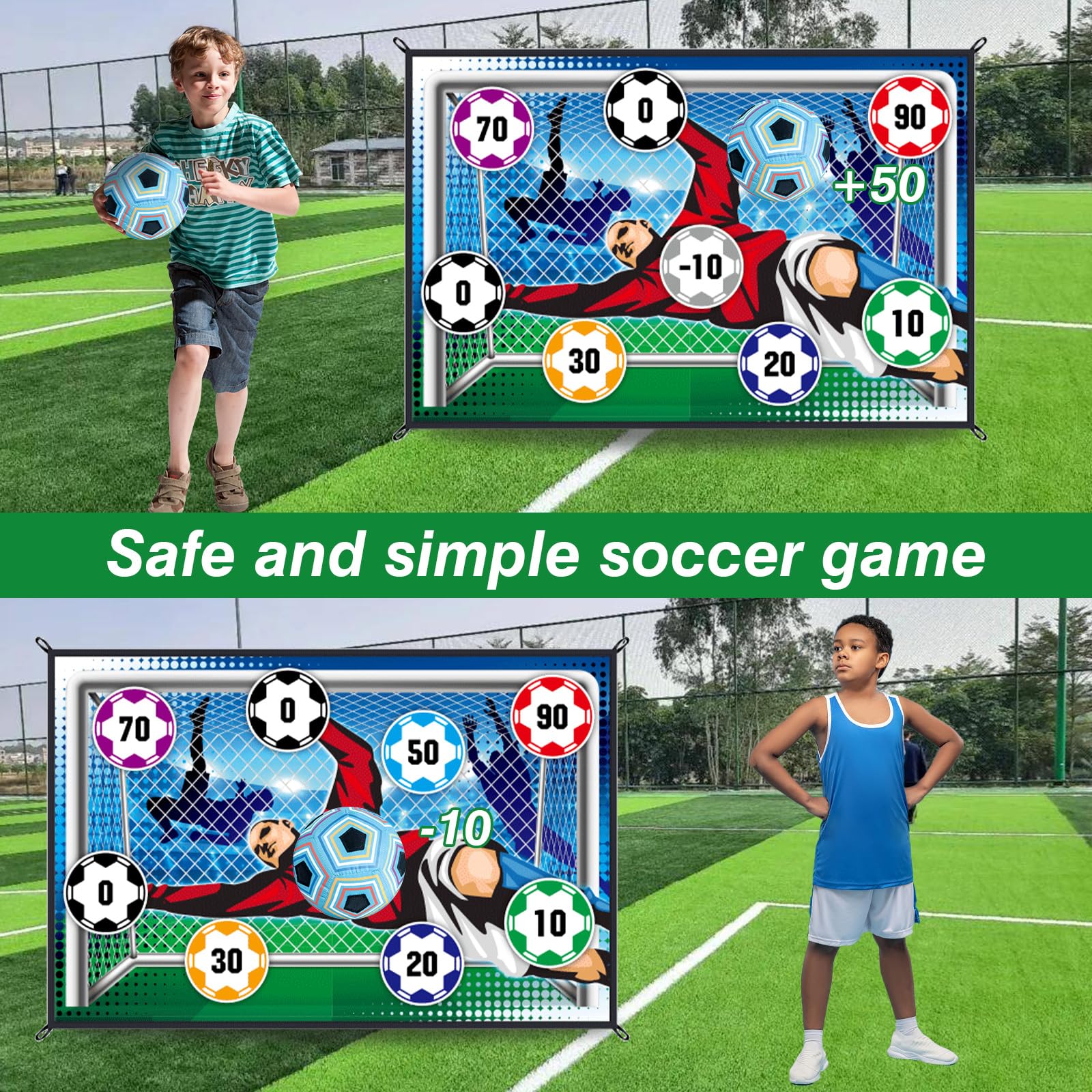150CM Soccer Game Mat Set Outd - Kids Outdoor Mat 评论和价格